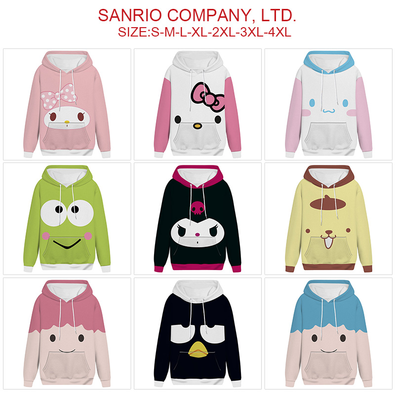 Kuromi anime hoodie