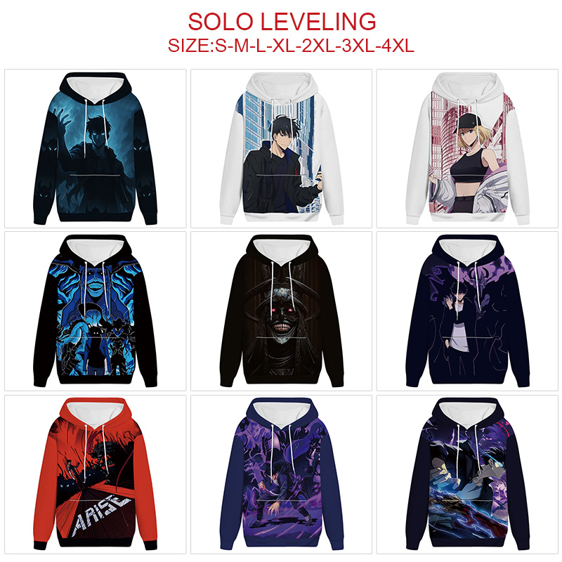 Solo Leveling anime hoodie
