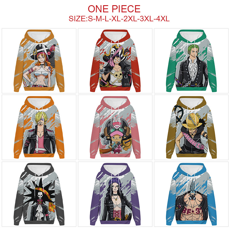One Piece anime hoodie