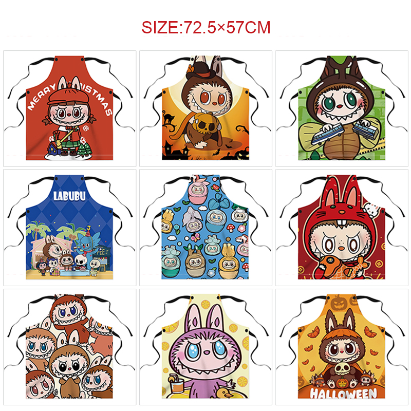Labubu anime apron
