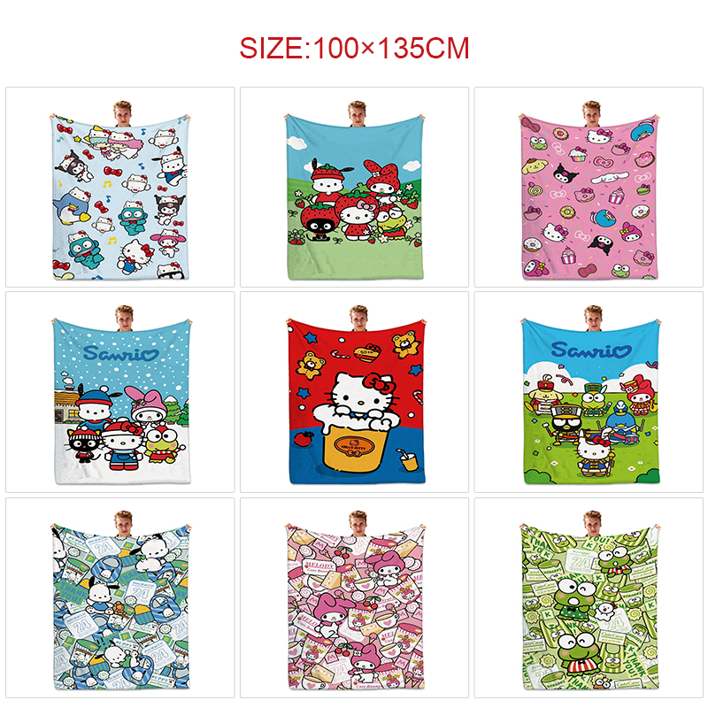 Kuromi anime Blanket 100*135cm