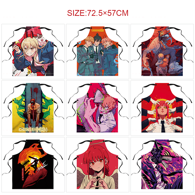 chainsaw man anime apron