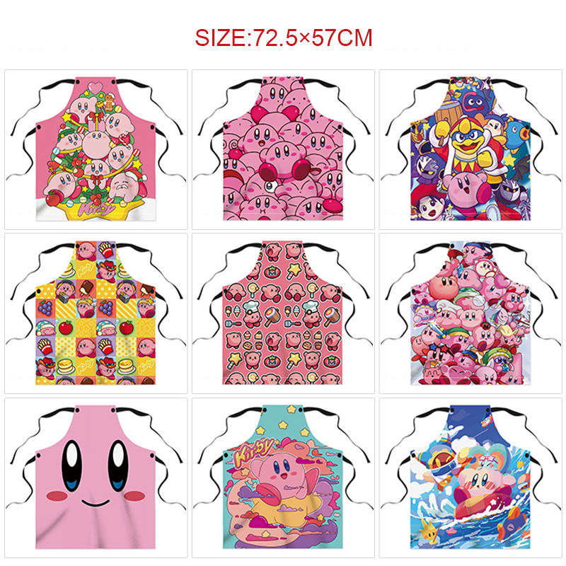 Kirby anime apron