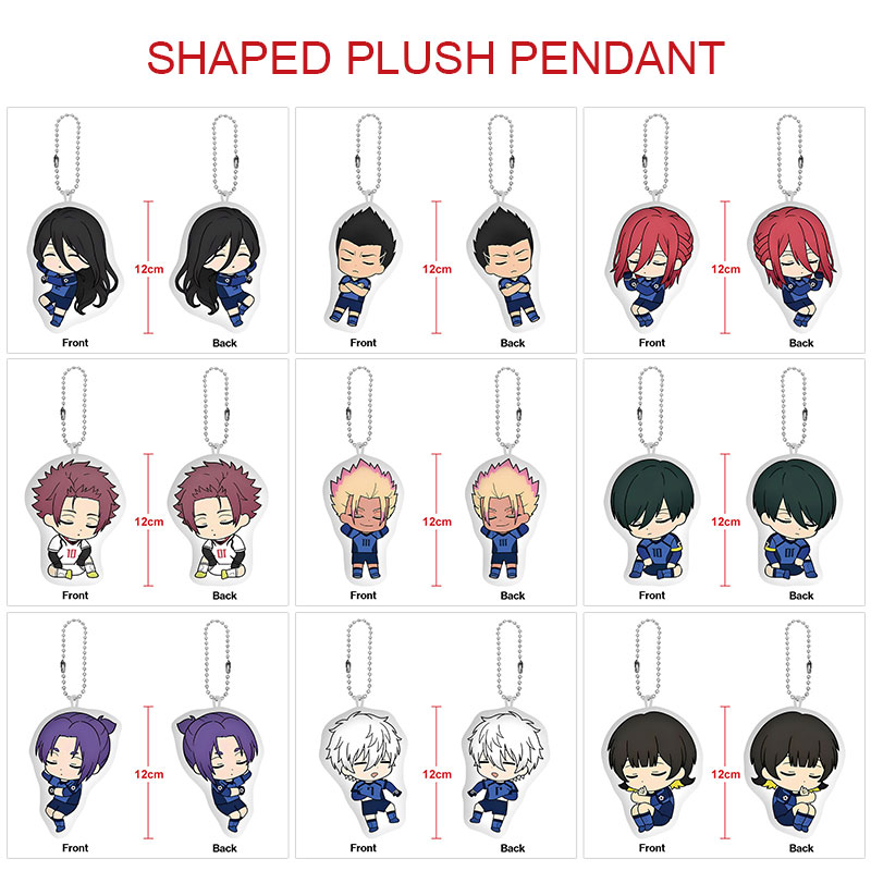 Blue Lock anime plush doll 12cm 5 pcs a set