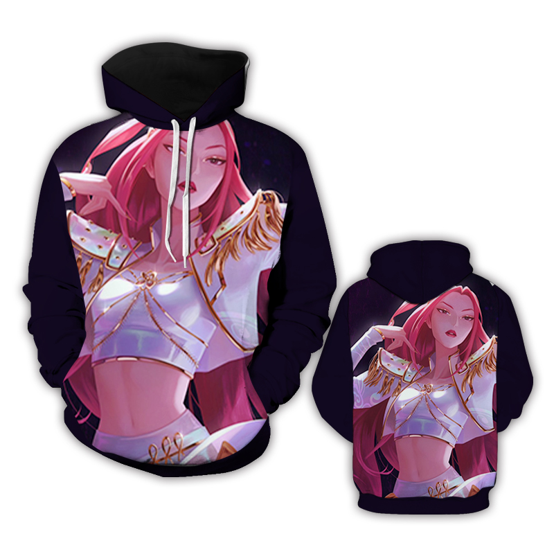 Kpop demon hunters anime hoodie