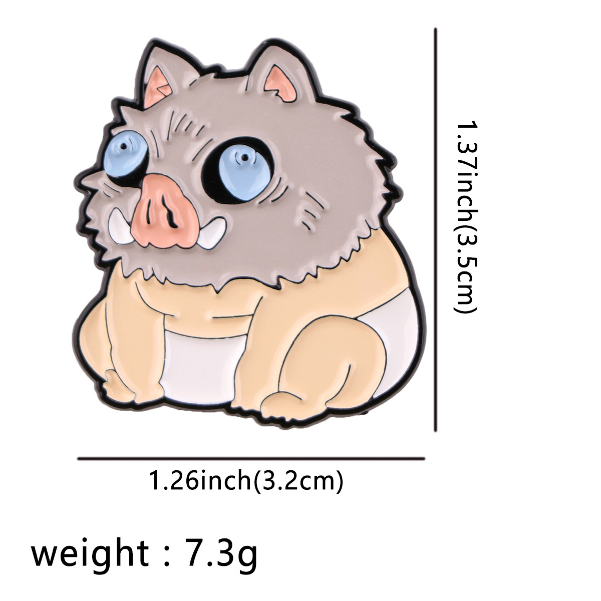 Demon slayer kimets anime pin