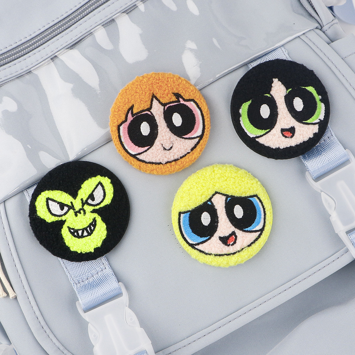 The powerpuff girls  anime pin