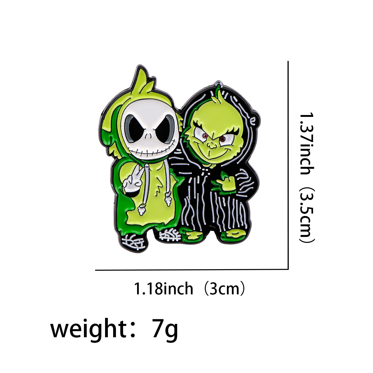The Nightmare Before Christmas anime pin 5pcs a set