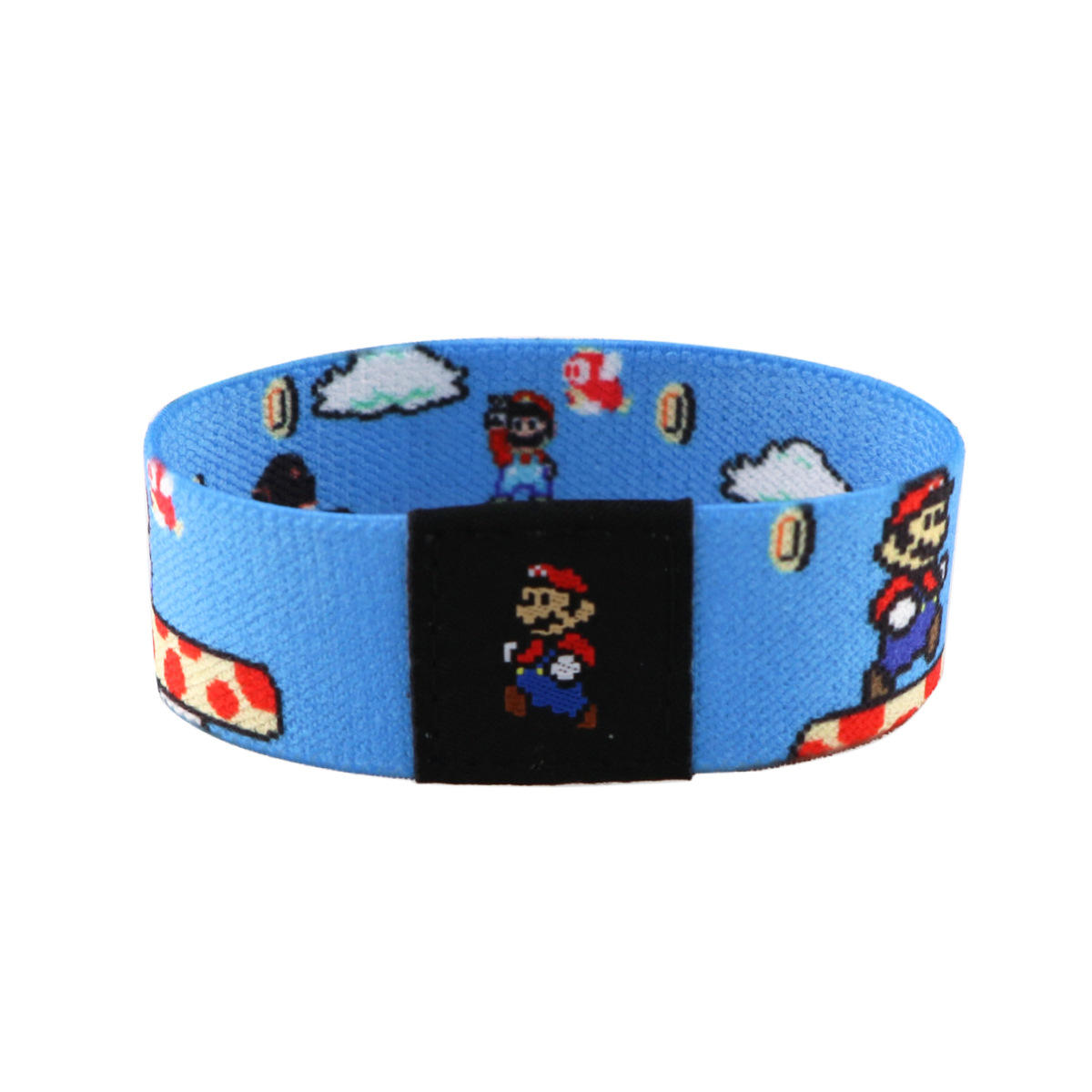 Super Mario anime elastic wrist strap 5pcs a set