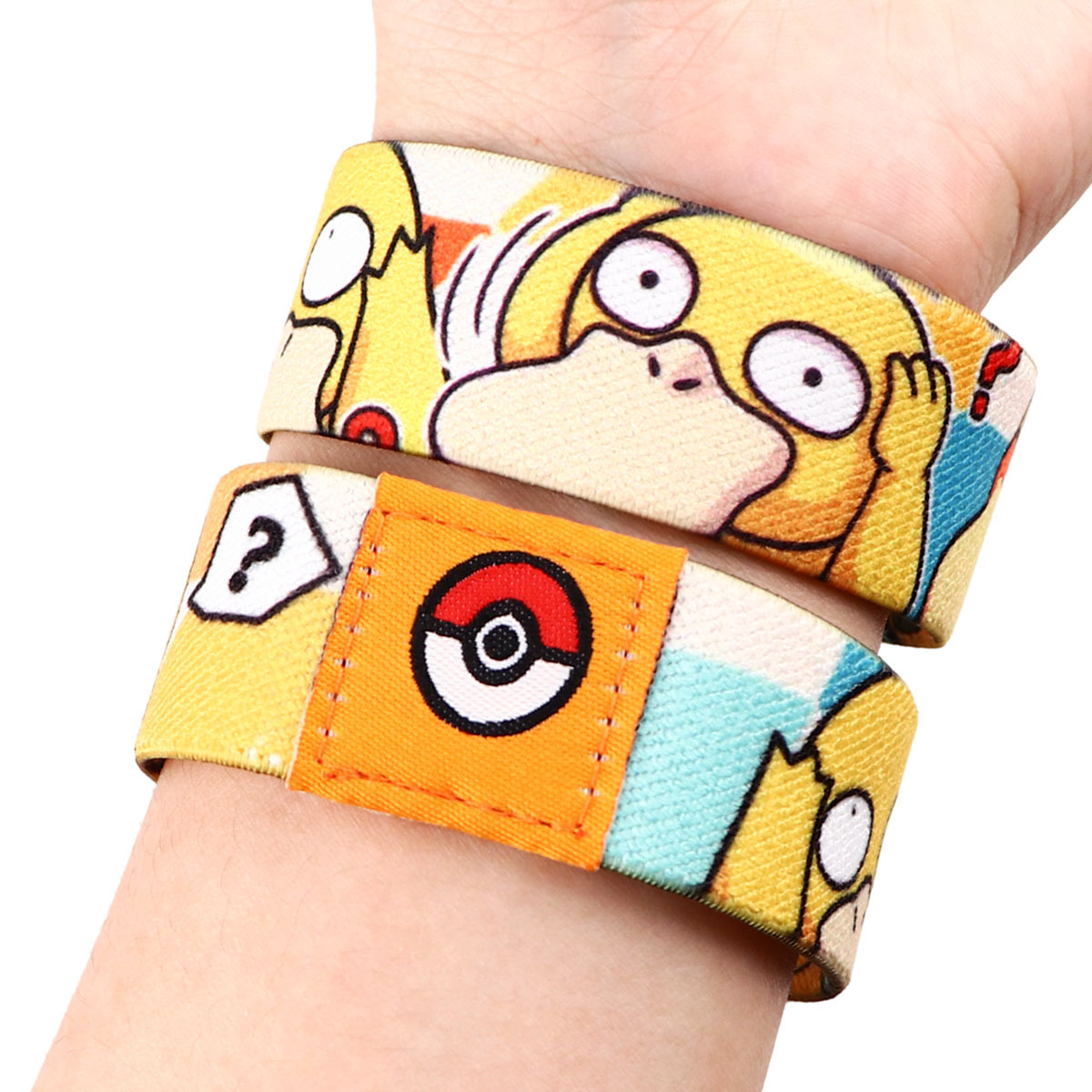 Pokemon anime elastic wrist strap 5pcs a set
