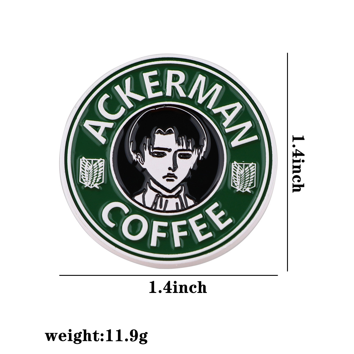 Attack on Titan anime pin