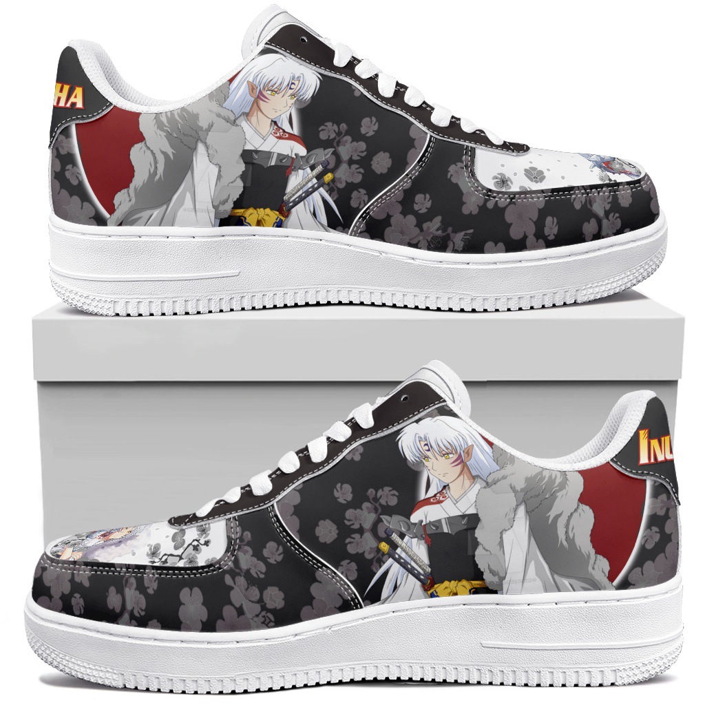 Inuyasha anime sneakers shoe US men size 5-14,women size 5.5-12