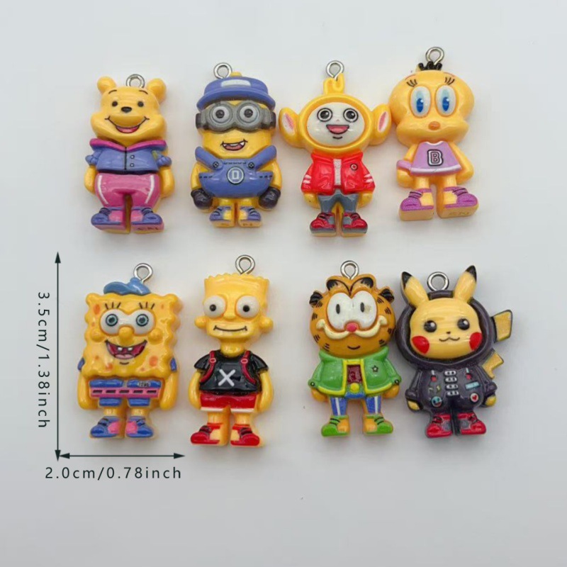 SpongeBob anime pendant 10pcs a set
