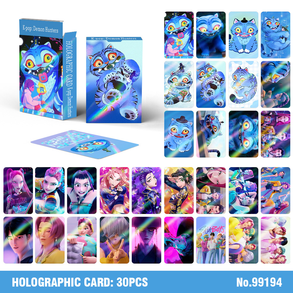 Kpop demon hunters anime lomo cards 30 pcs a set