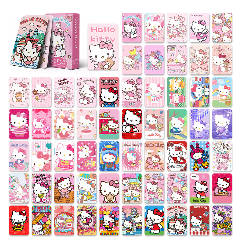 hello kitty anime lomo cards 92 pcs a set