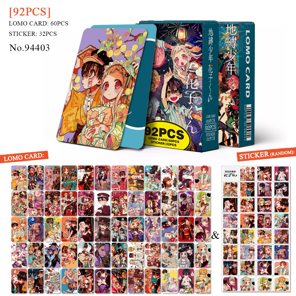 Toilet-bound hanako-kun anime lomo cards 92 pcs a set