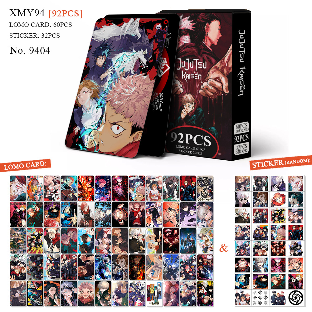 Jujutsu Kaisen anime lomo cards 92pcs a set