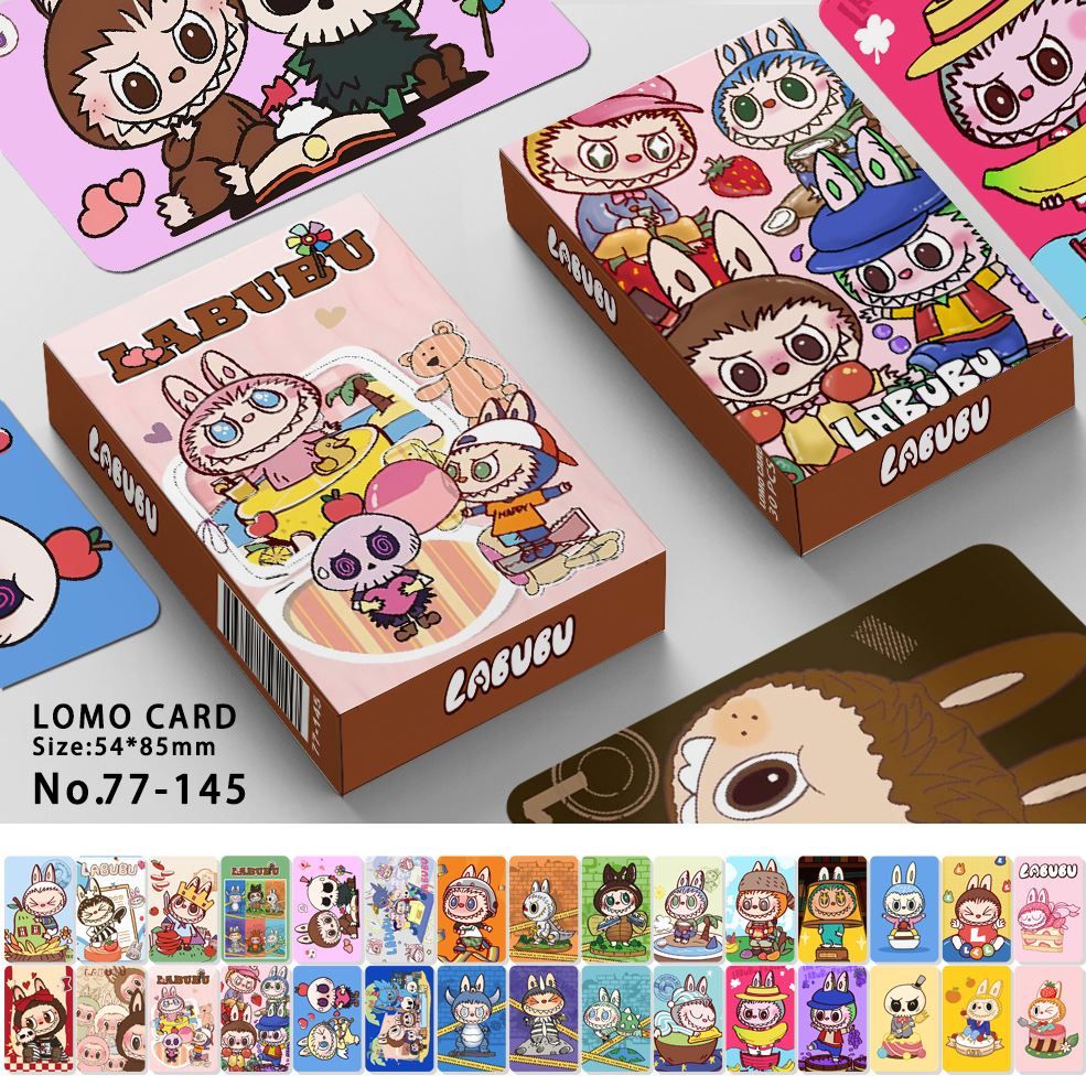 Labubu anime bookmark 30pcs a set