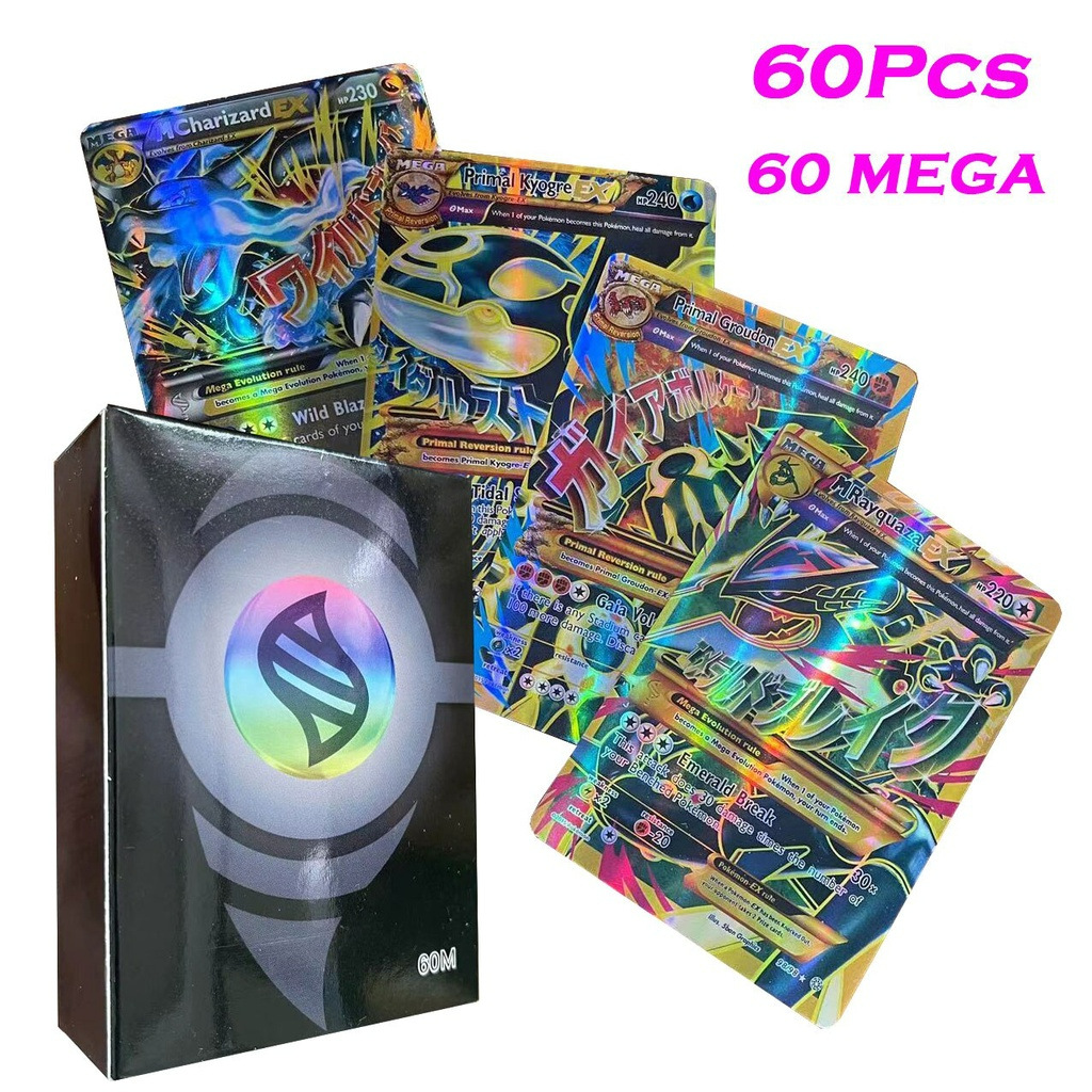 Pokemon anime cards 60Pcs ALL MEGA
