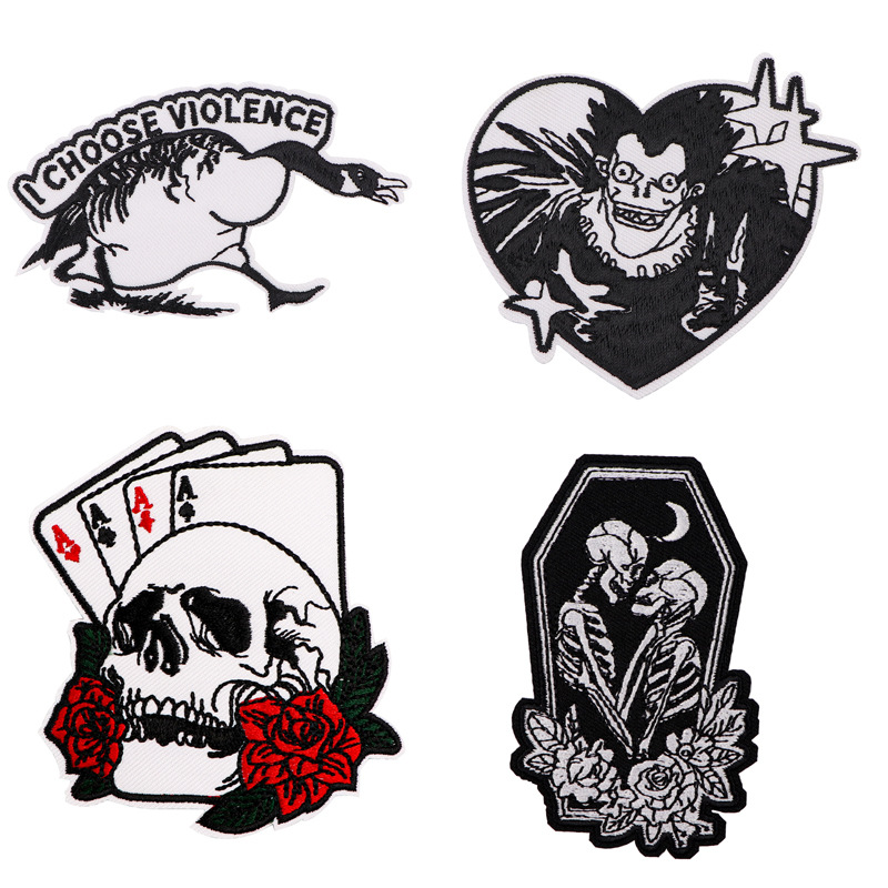 Death Note anime embroidered fabric patch 10pcs a set