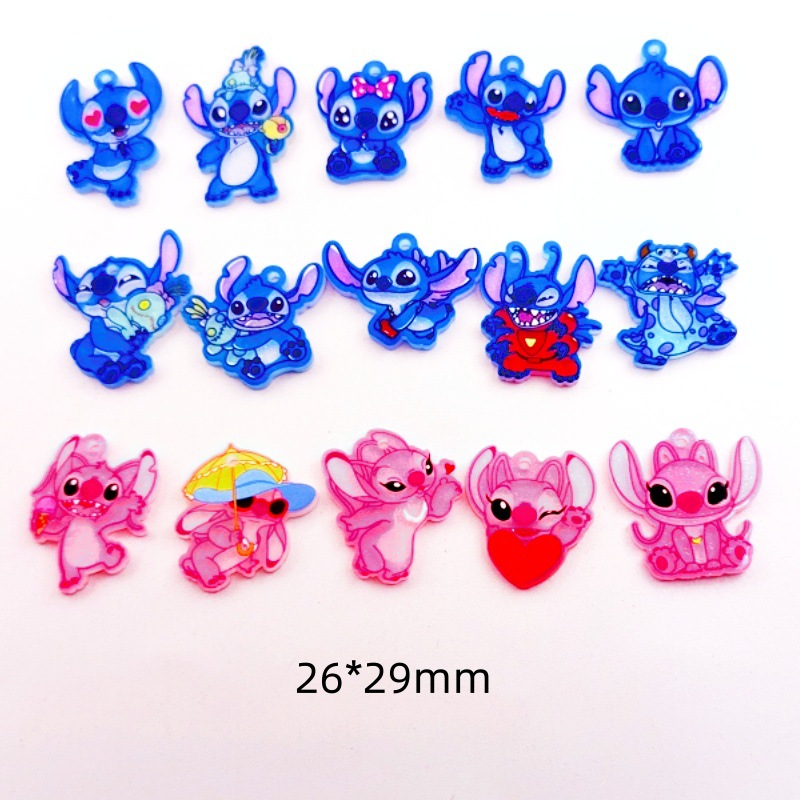 stitch anime pendant 10pcs a set