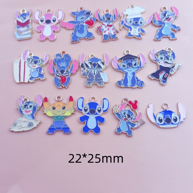 stitch anime pendant 10pcs a set