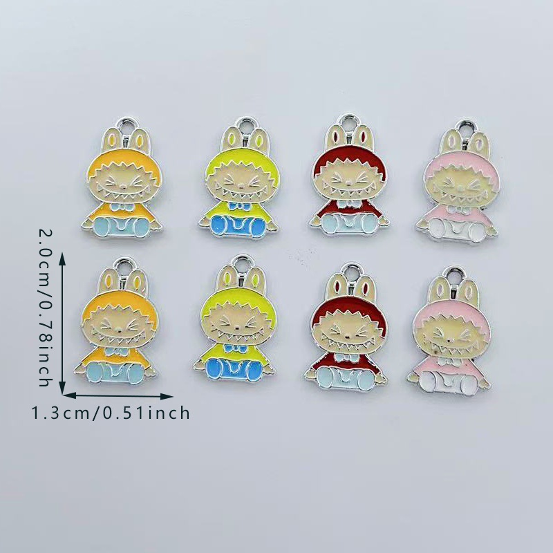 Labubu anime pendant 10pcs a set