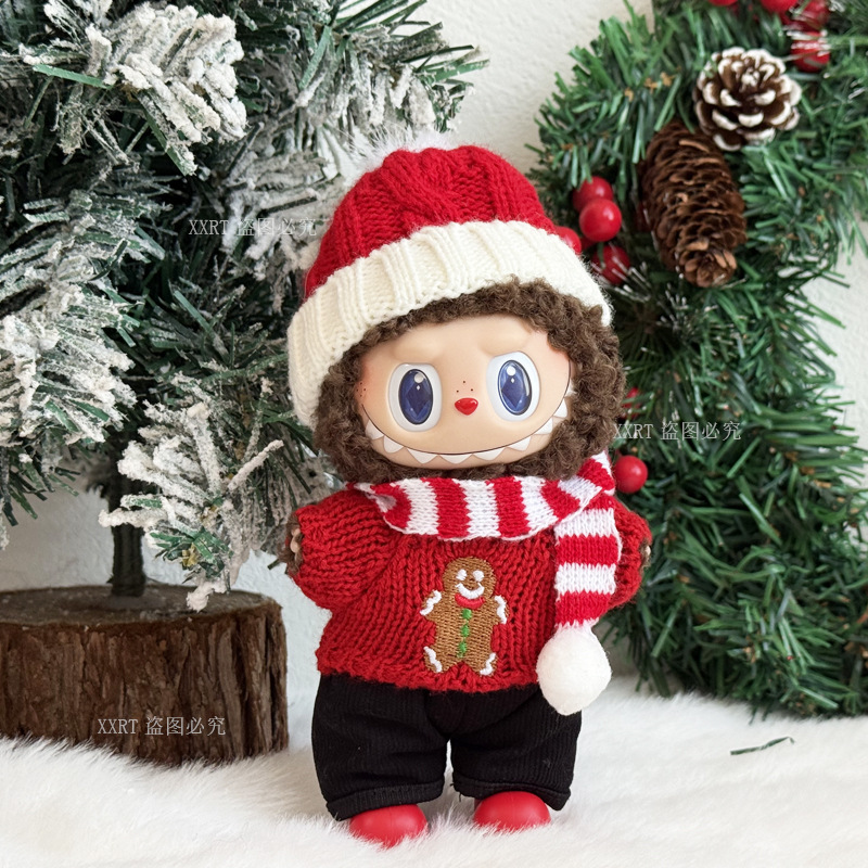 Labubu anime 17cm doll change clothes (only clothes)