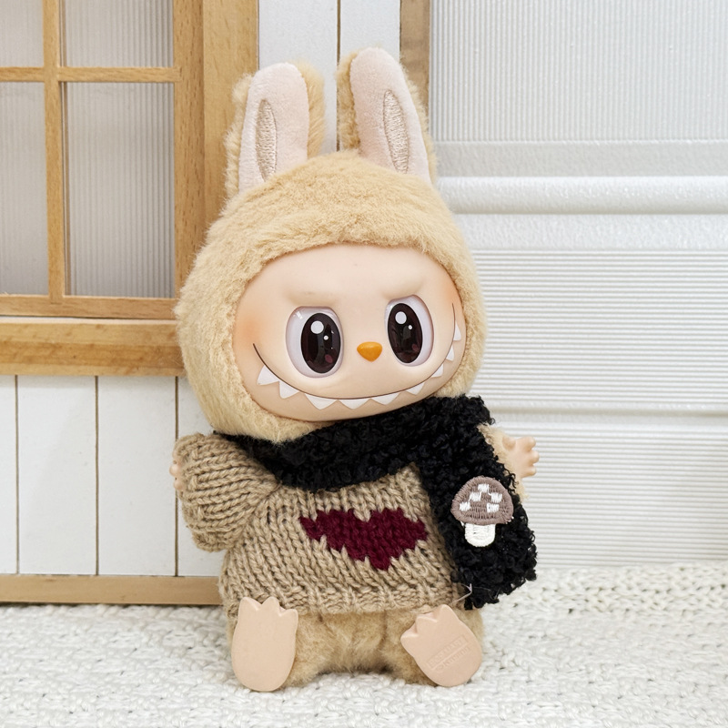 Labubu anime 17cm doll change clothes (only clothes)