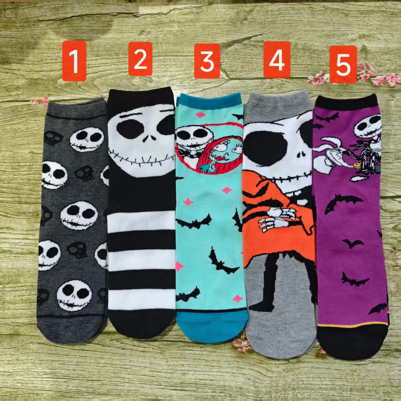 The Nightmare Before Christmas anime socks price for 1pcs