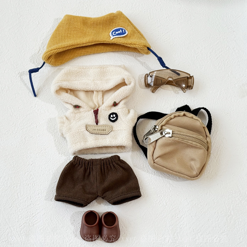 Labubu anime 17cm doll change clothes