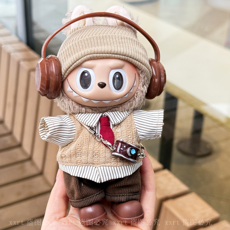 Labubu anime 17cm doll change clothes (only clothes)