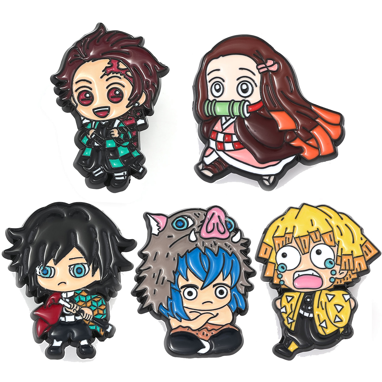 Demon slayer kimets anime pin