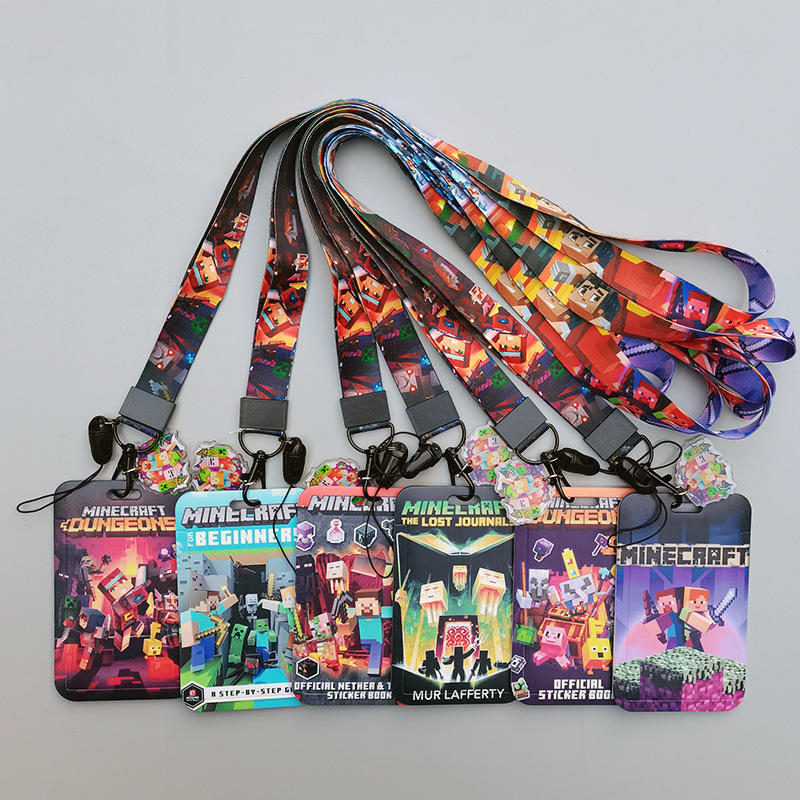 Minecraft anime lanyard phonestrap7*11cm price for 10 pcs