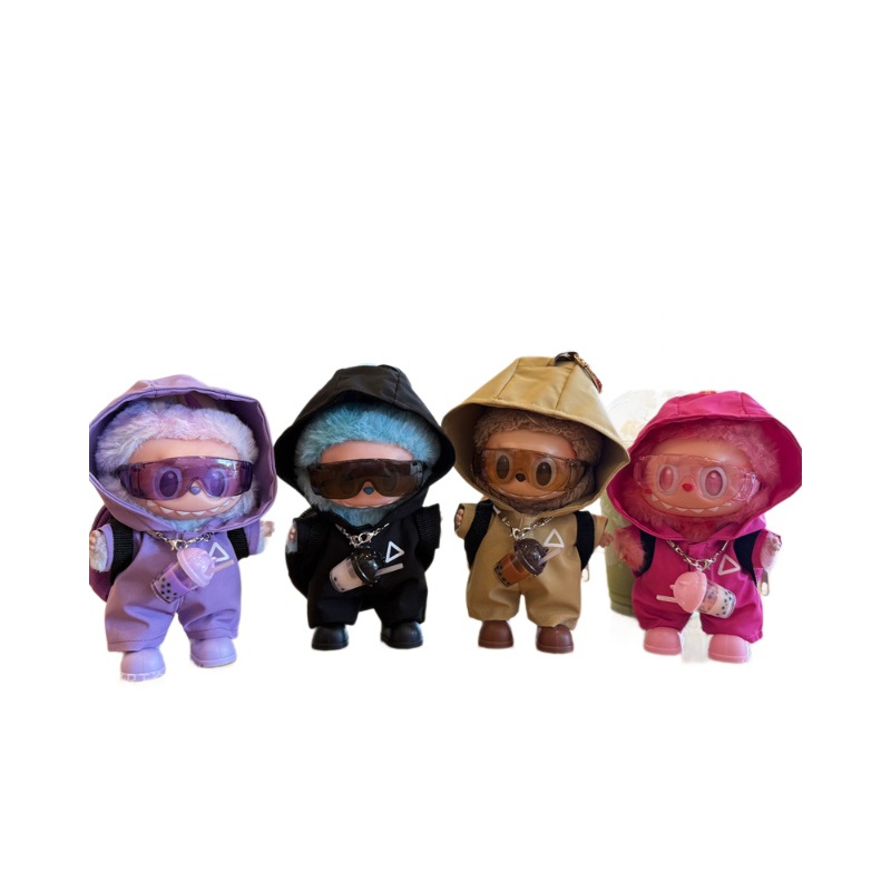 Labubu anime 17cm doll change clothes (only clothes)