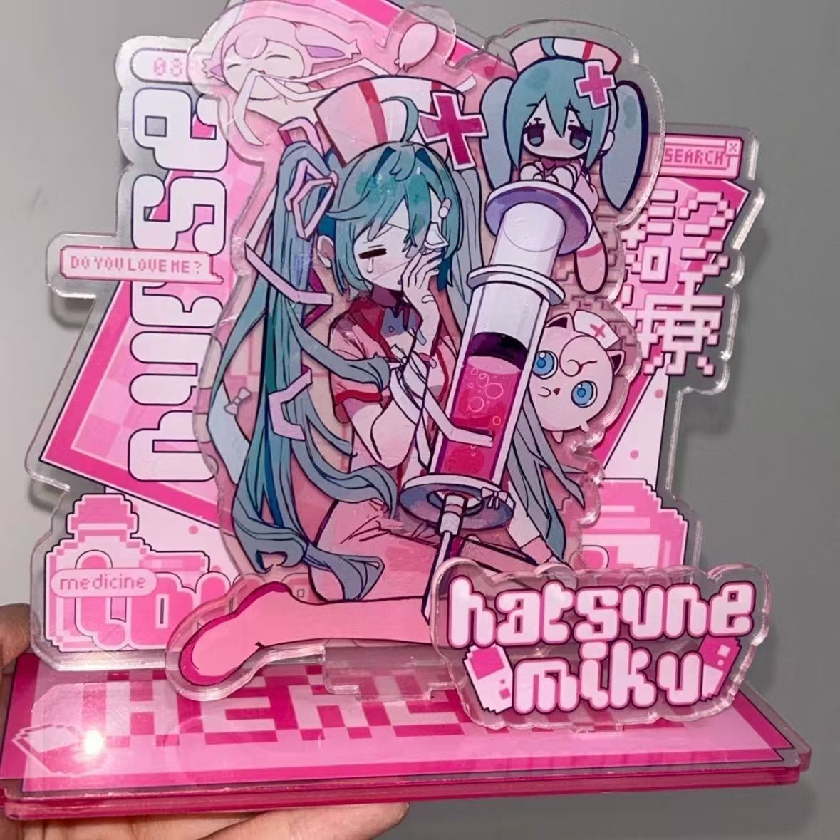 Hatsune Miku anime standing plate