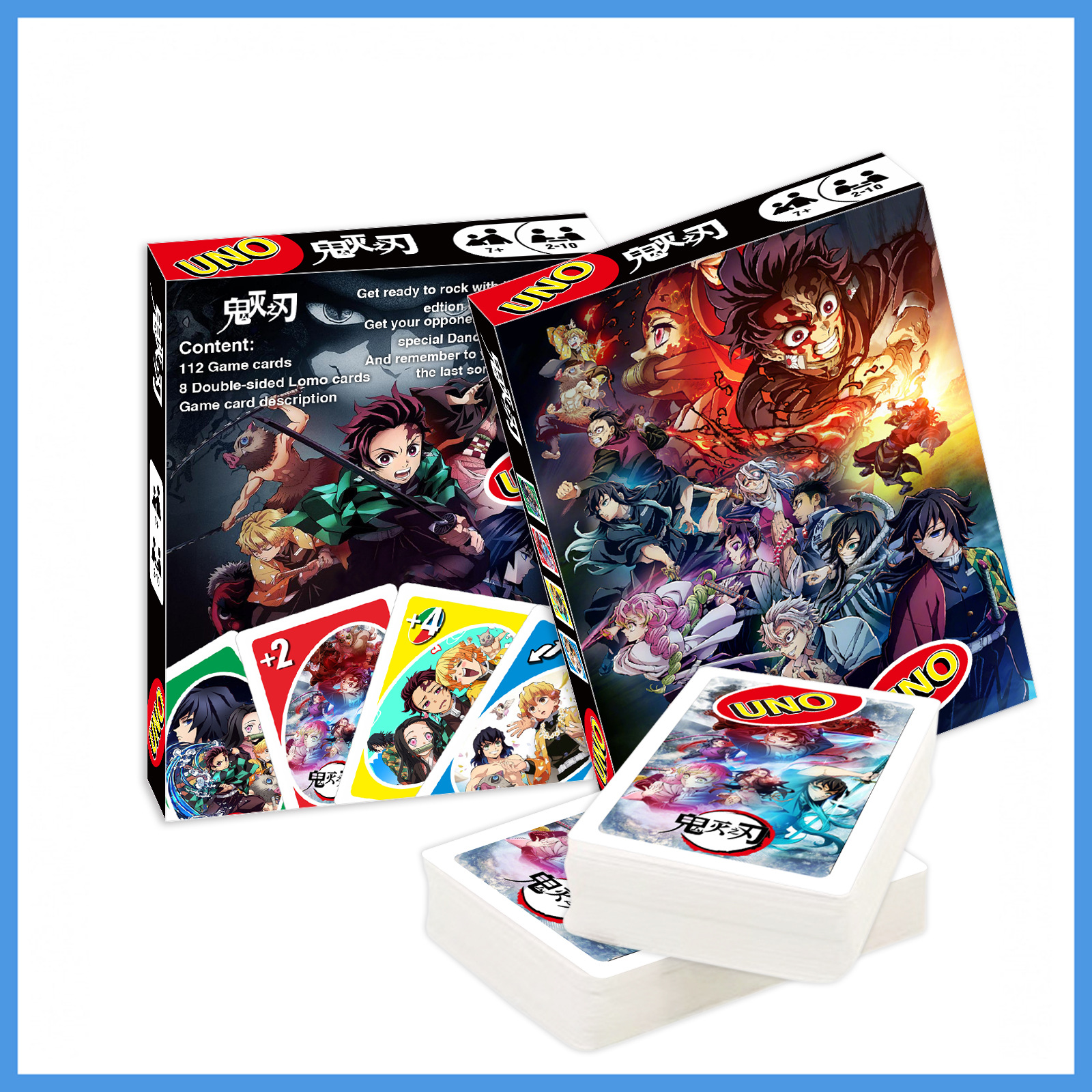 Demon slayer kimets anime lomo cards price for a set of 120 pcs