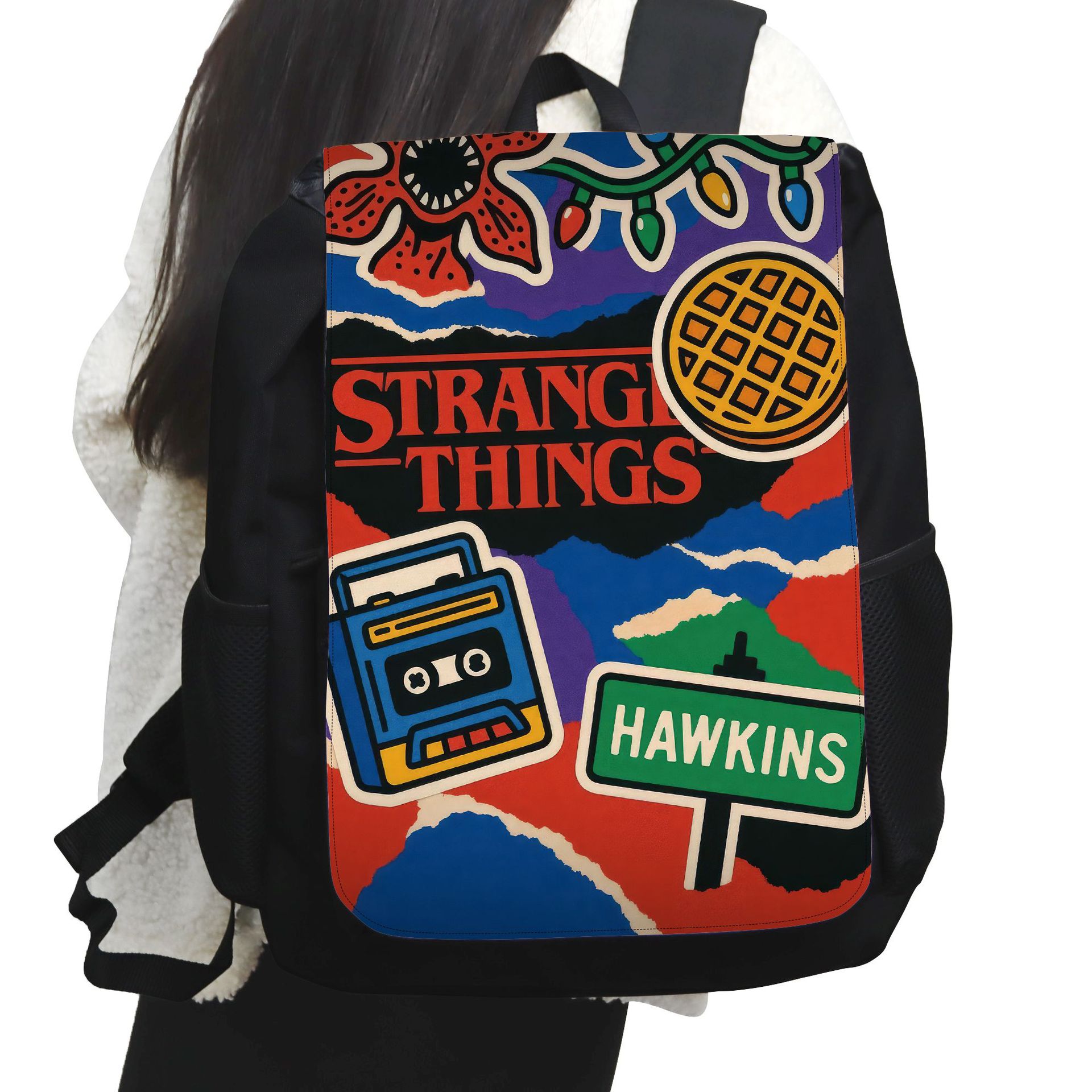 Stranger Things anime backpack