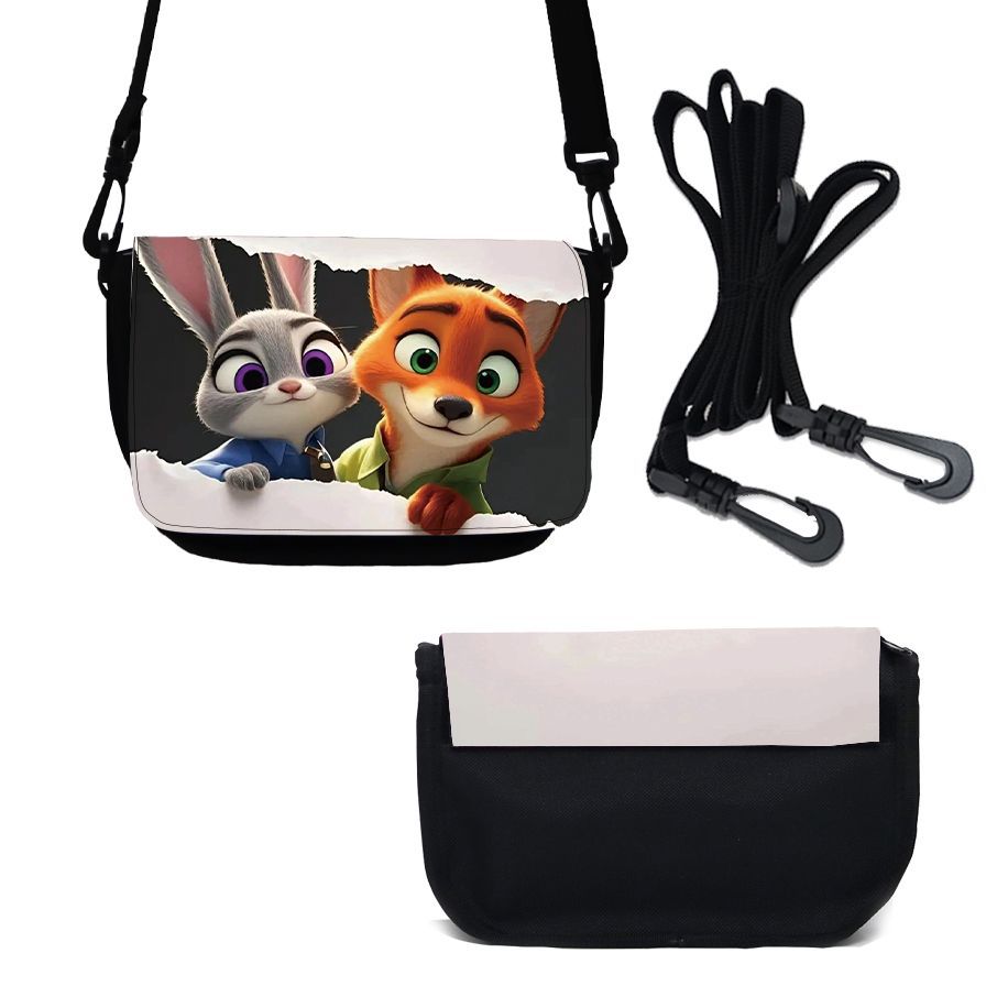 Zootopia anime messenger bag 16*23cm