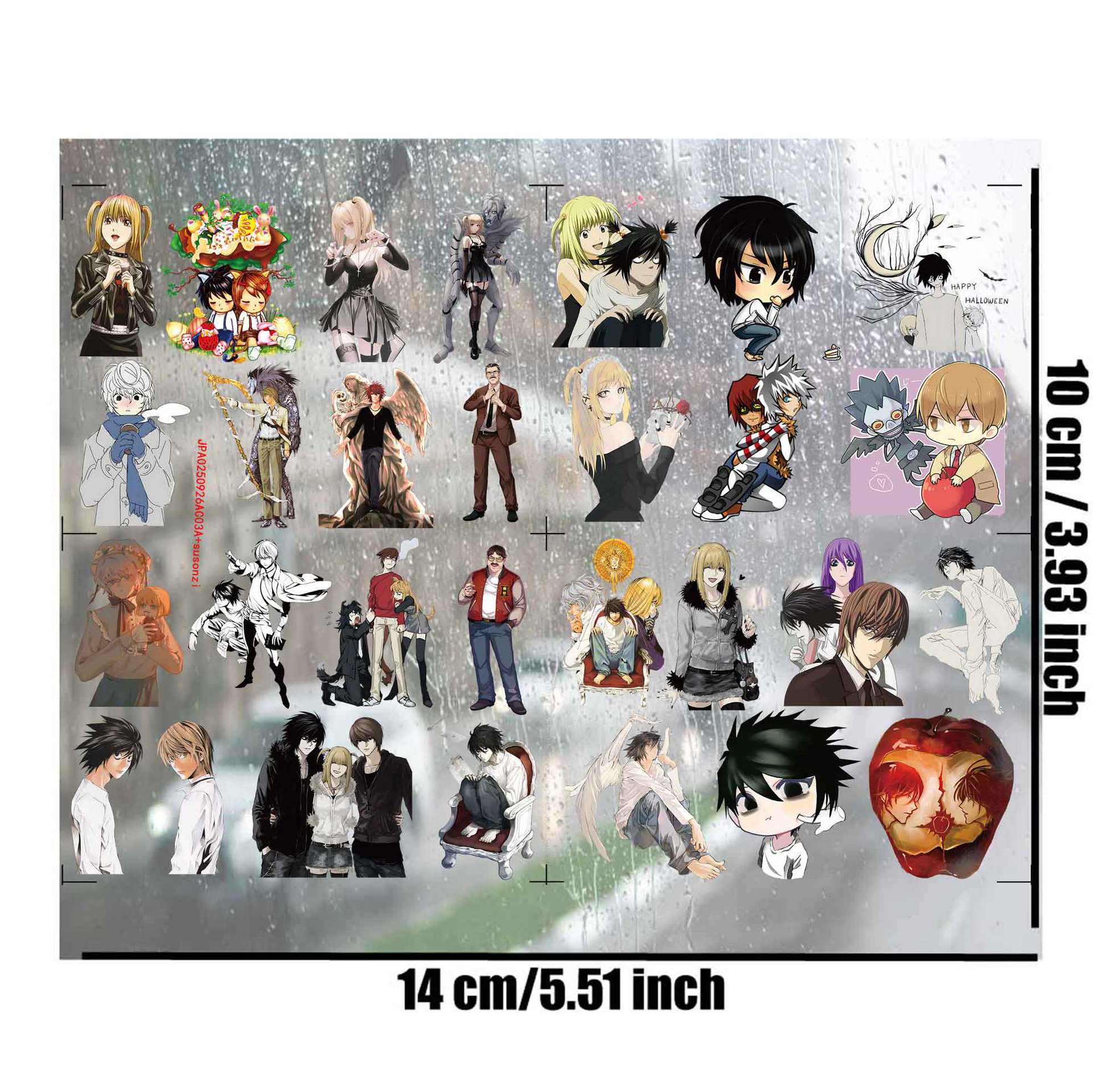 Death Note anime 3D waterproof sticker
