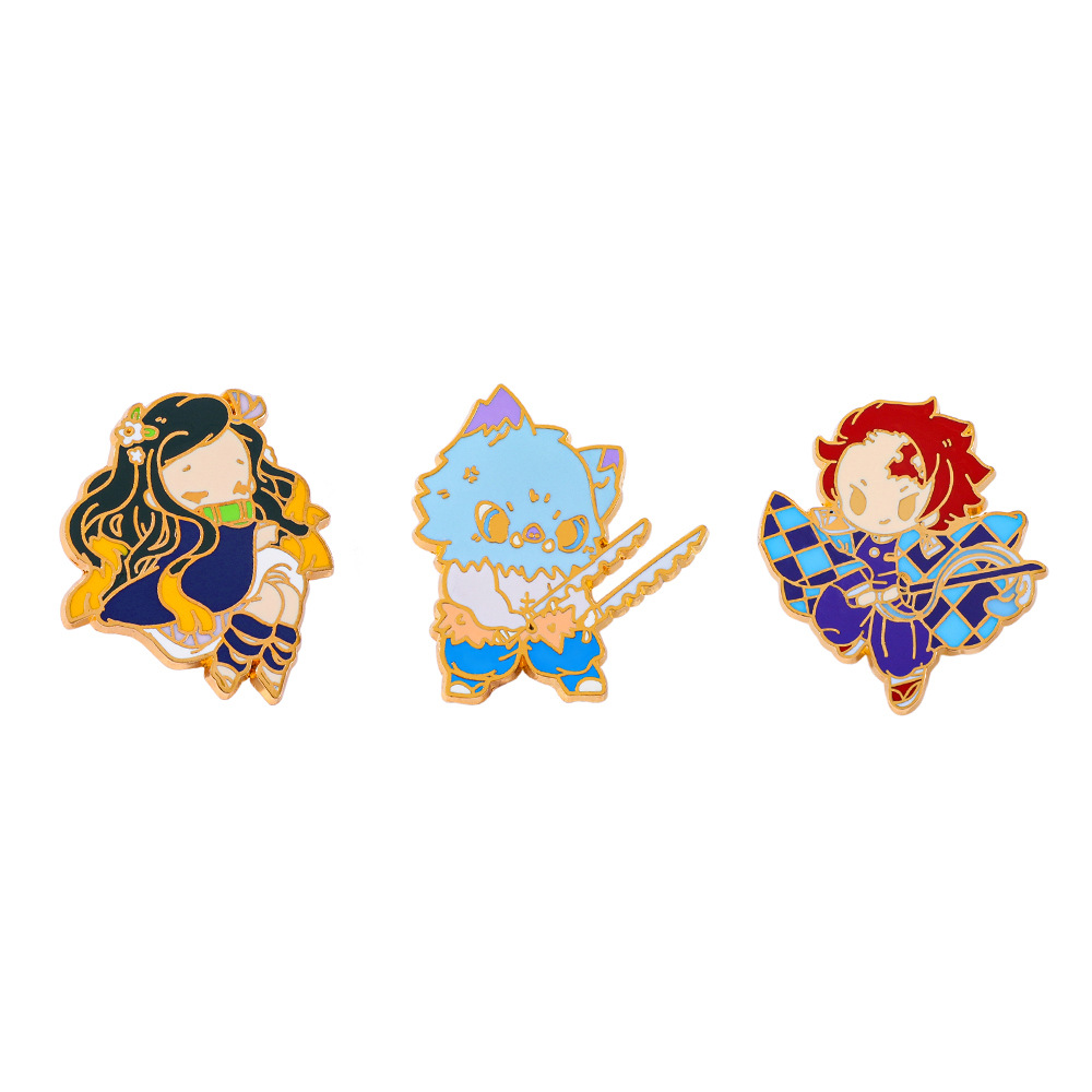Demon slayer kimets anime pin