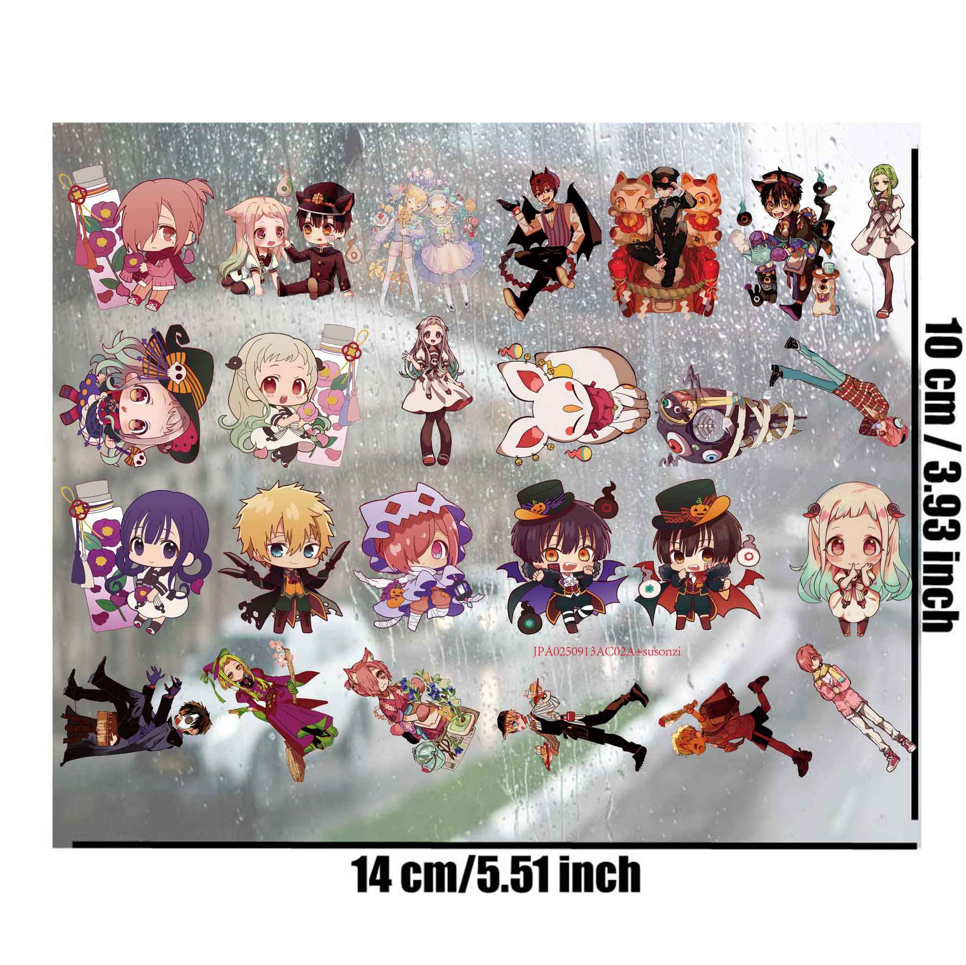 Toilet-bound hanako-kun anime 3D waterproof sticker