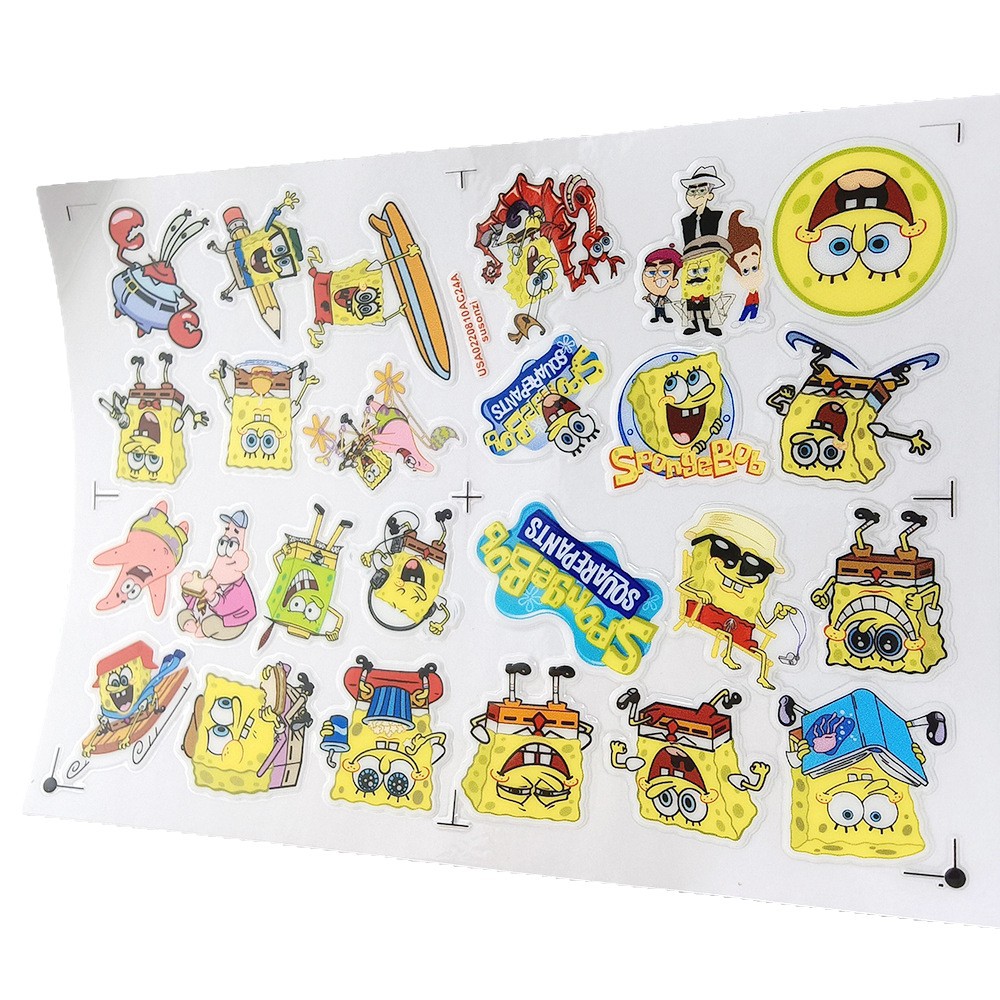 SpongeBob anime 3D waterproof sticker