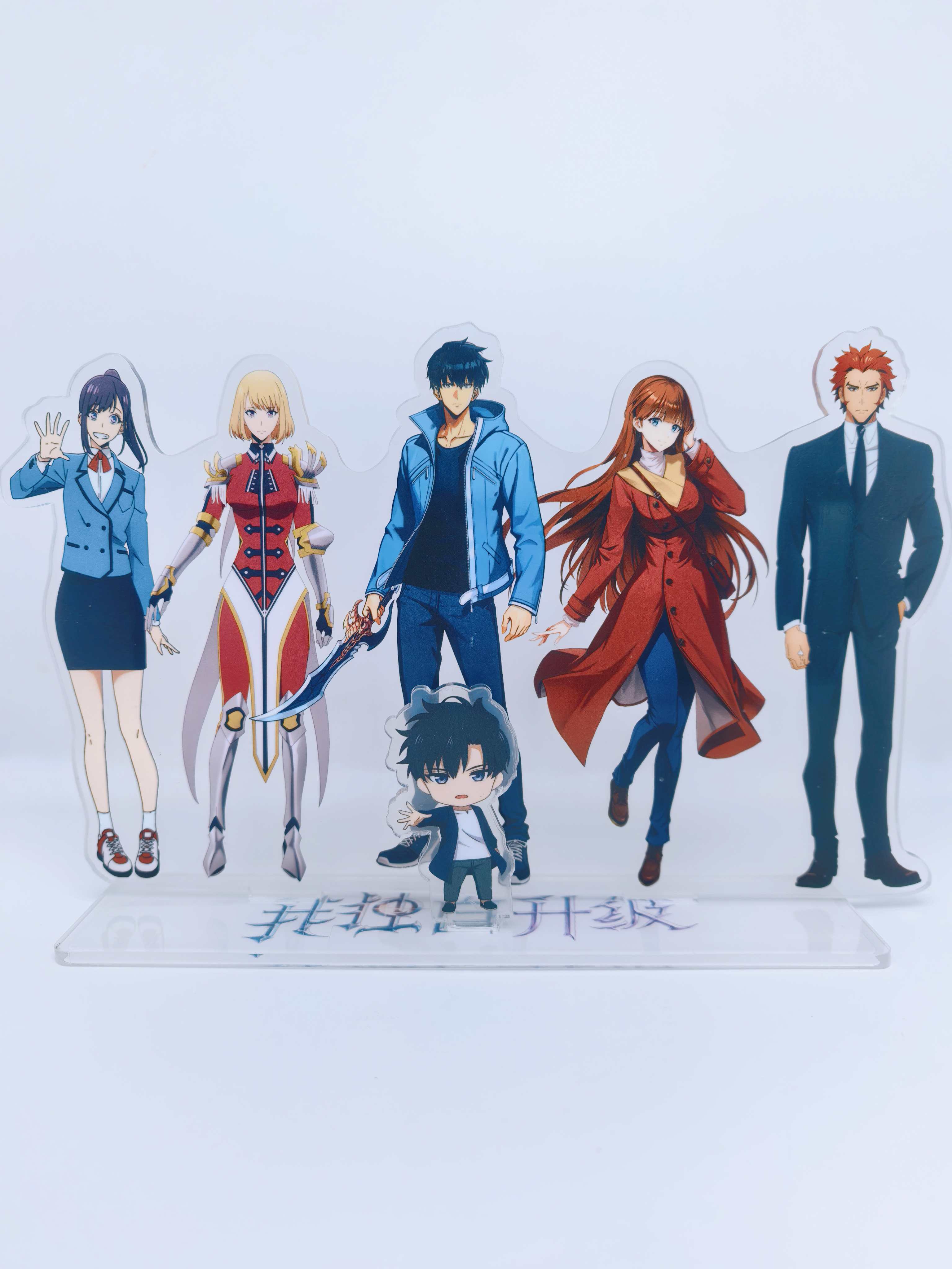 Solo Leveling anime standing plate