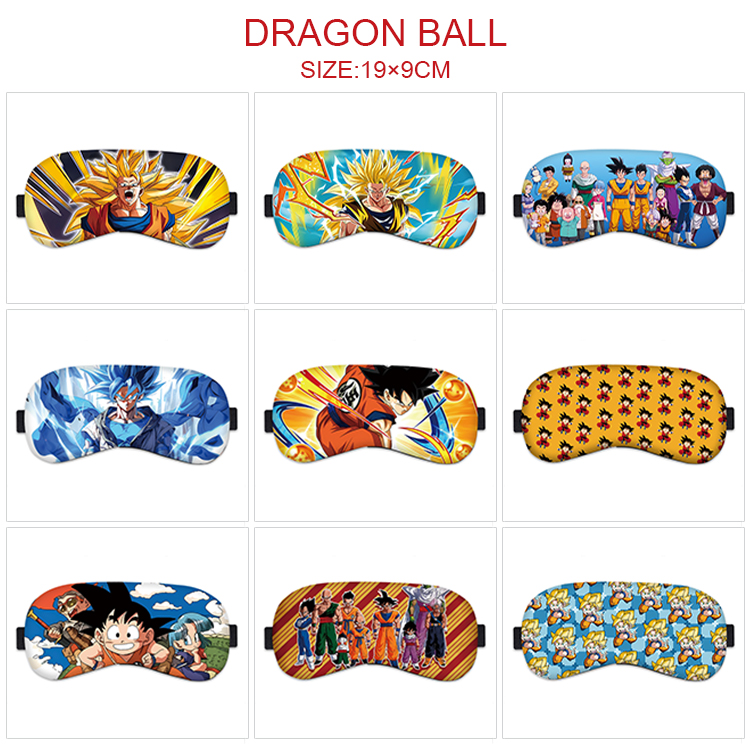 Dragon ball anime eyeshade for 5pcs