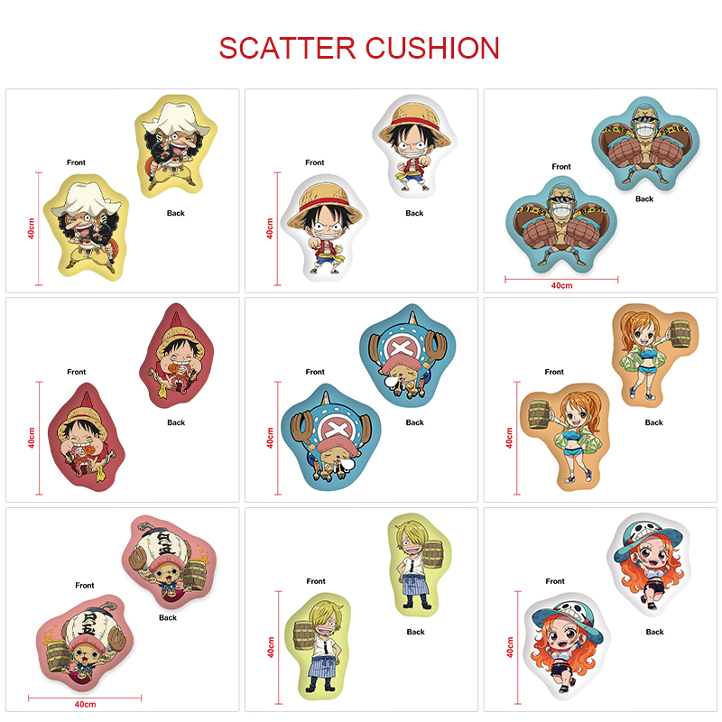 One Piece anime cushion 40cm