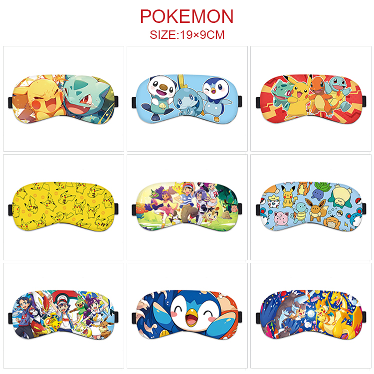 pokemon anime eyeshade for 5pcs