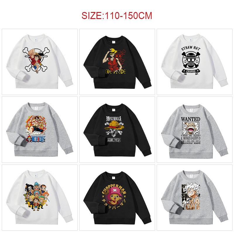One Piece anime hoodie kid