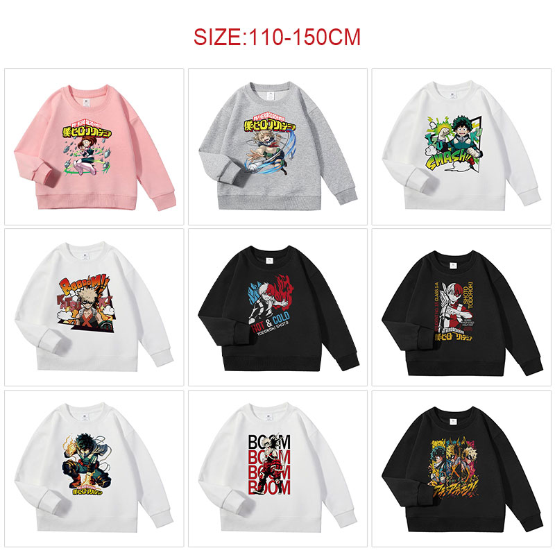 My Hero Academia anime hoodie kid