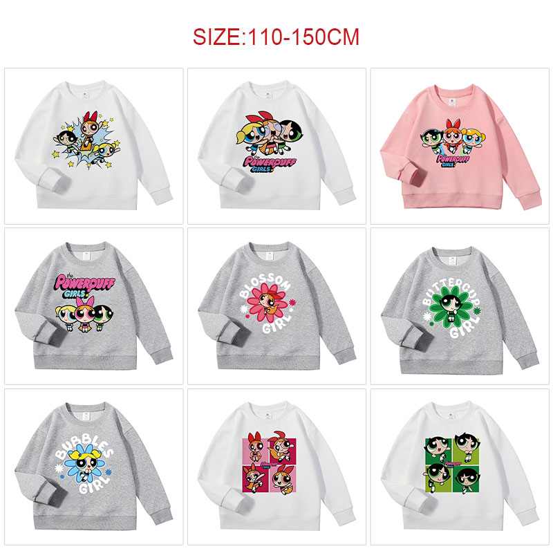 The Powerpuff Girls anime hoodie kid